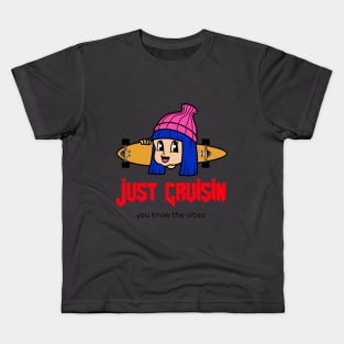 Just Cruisin Skate shirt Kids T-Shirt